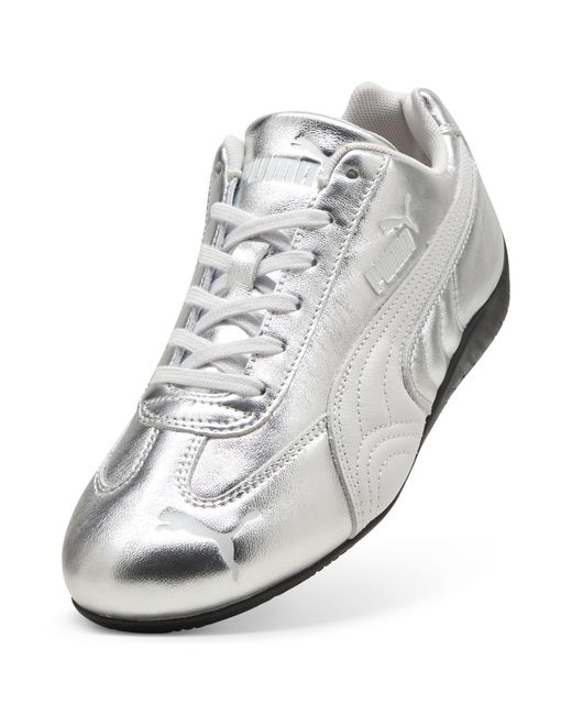 PUMA White Speedcat Sneakers