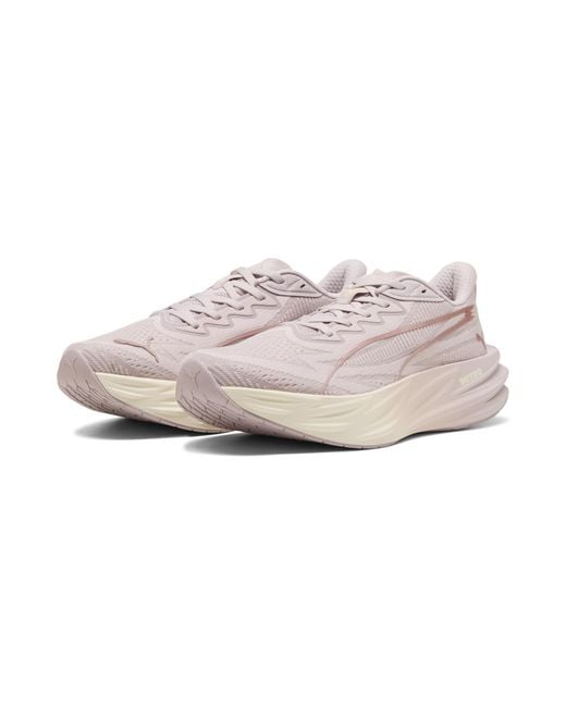 PUMA Pink Deviate Pure Nitro Running Shoes