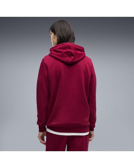 PUMA Red Essentials No.1 Logo Fleece Hoodie for men
