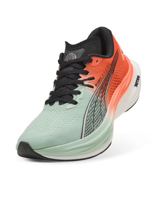 Zapatillas De Running X Hyrox Deviate Nitro 3 Para Mujer, Sport, Mint Melt/Glowing Rojo PUMA de color Red