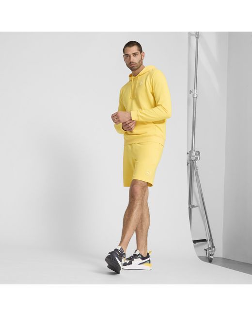 PUMA Yellow Elevated Essentials 9" Shorts for men