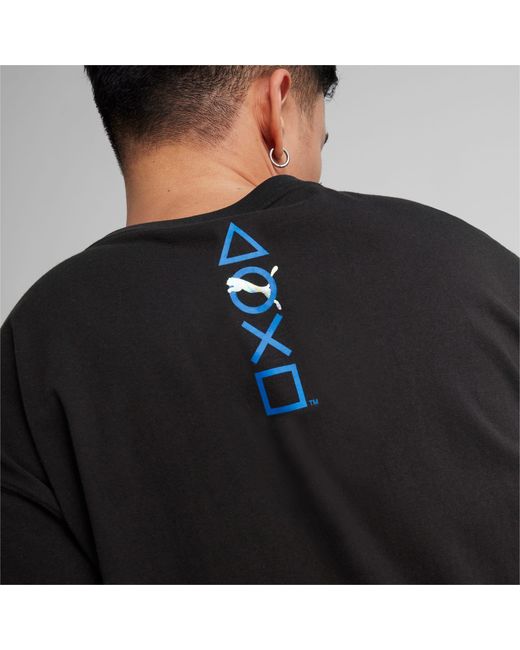 PUMA X PLAYSTATION T-Shirt in Black für Herren