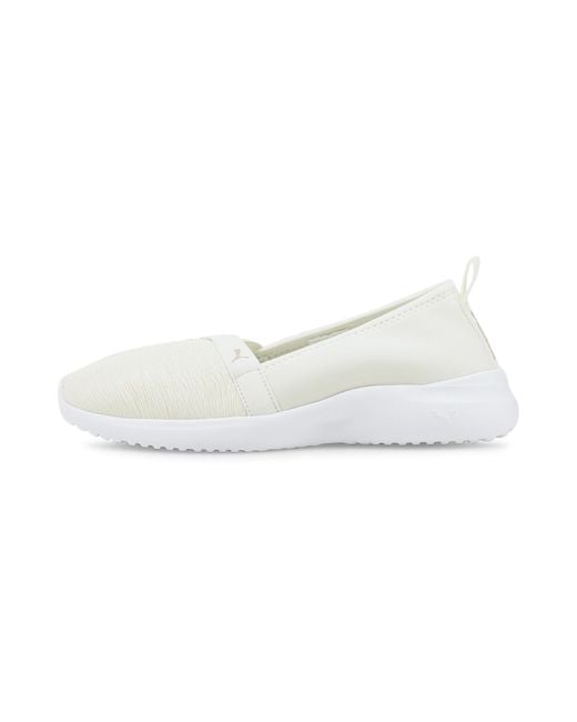 PUMA Neoprene Adelina Ballet Shoes in White | Lyst