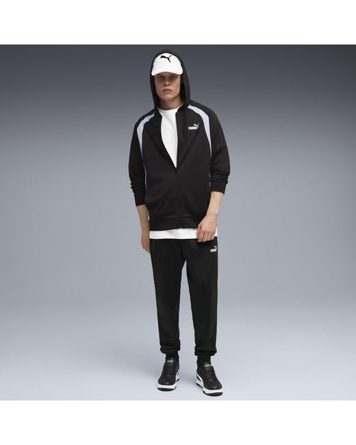 Tuta Con Cappuccio Da Uomo, Abbigliamento, Nero di PUMA in Black da Uomo
