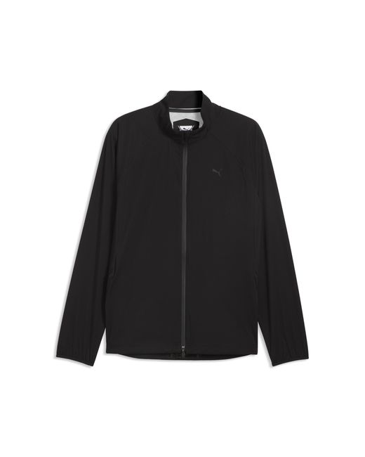 PUMA Black Raincell Full-Zip Golf Jacket for men