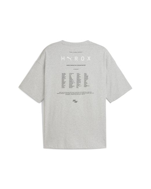 PUMA X Hyrox Lifestyle T-Shirt Voor Maat in het Gray voor heren