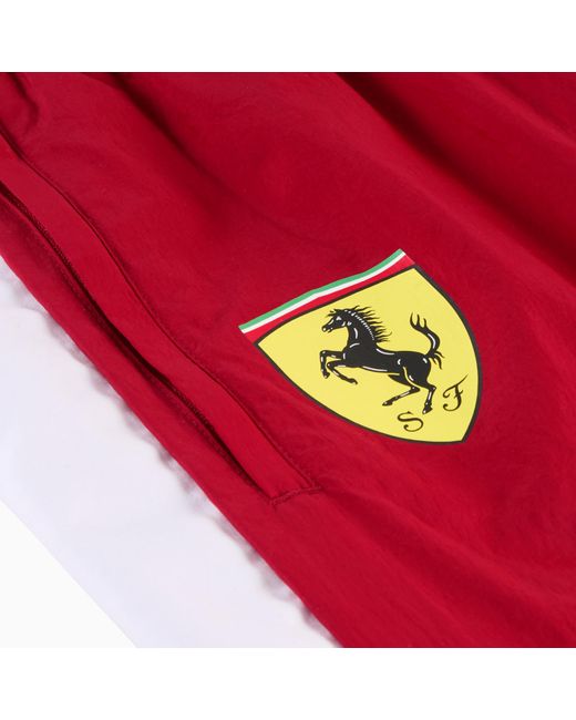 PUMA Red Scuderia Ferrari 2025 Drivers T7 Oversized Pants Shoes for men