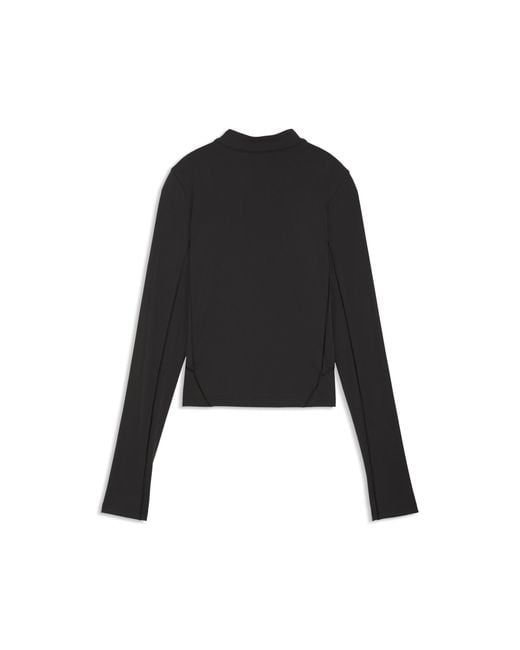 PUMA Black Tech Sense Slim Track Jacket