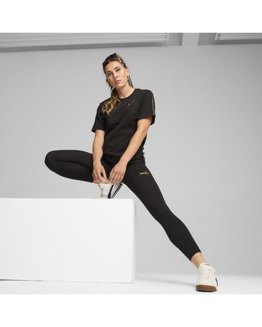 Legging puma noir et doré sale