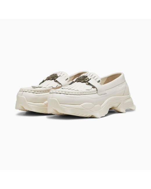 PUMA X Palomo Nitefox Leren Instapper in het White