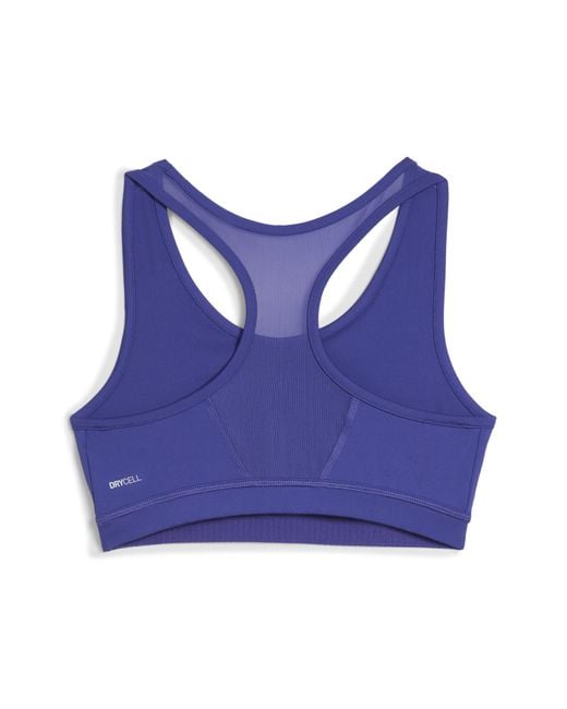 PUMA Blue Training Essentials Bh Damen, Kleidung, Lapis Lazuli