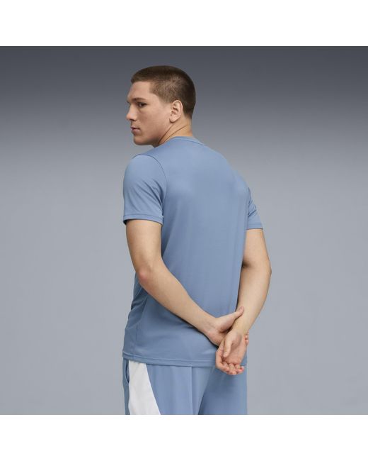 PUMA Train All Day Essentials Poly Texture T-Shirt Herren in Blue für Herren