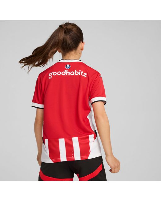 PUMA Psv Eindhoven 24/25 Thuisshirt, Rood/Wit in het Red