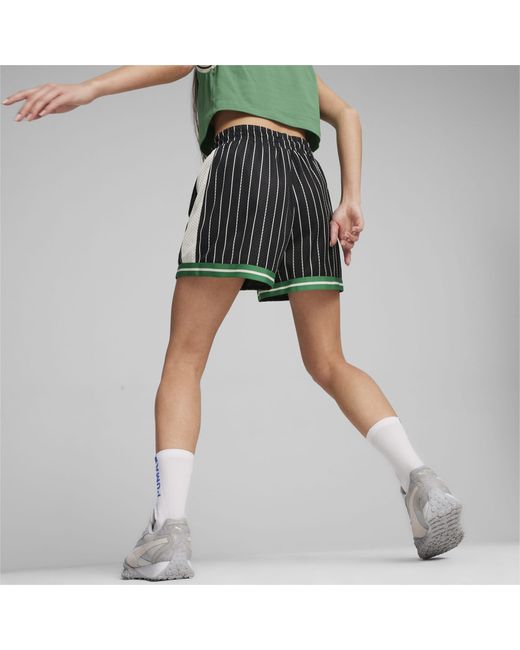 PUMA Green T7 Mesh Shorts