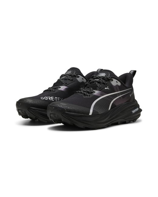 PUMA Black Voyage Nitroâ 4 Gore-Texâ Waterproof Trail Running Shoes