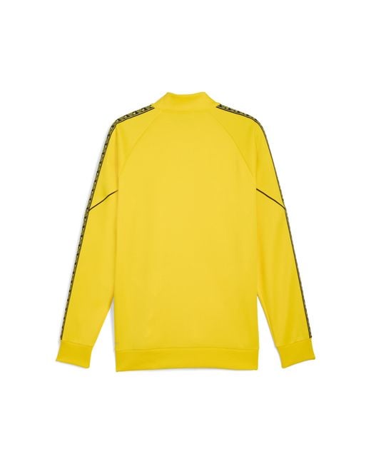PUMA Borussia Dortmund King Anthem Jacke Herren, Kleidung, Faster/Schwarz in Yellow für Herren