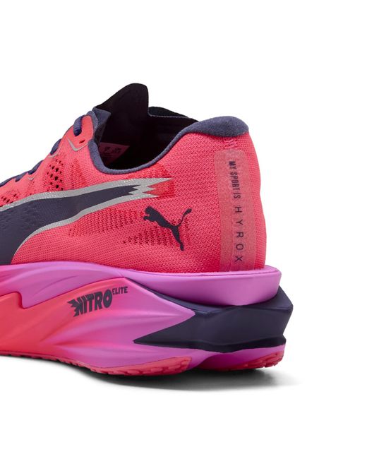 PUMA Pink X Hyrox Deviate Nitroâ Elite 4 Running Shoes