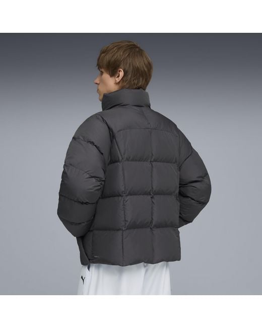 PUMA Gray Wardrobe Essentials Puffer Jacket Dusky for men