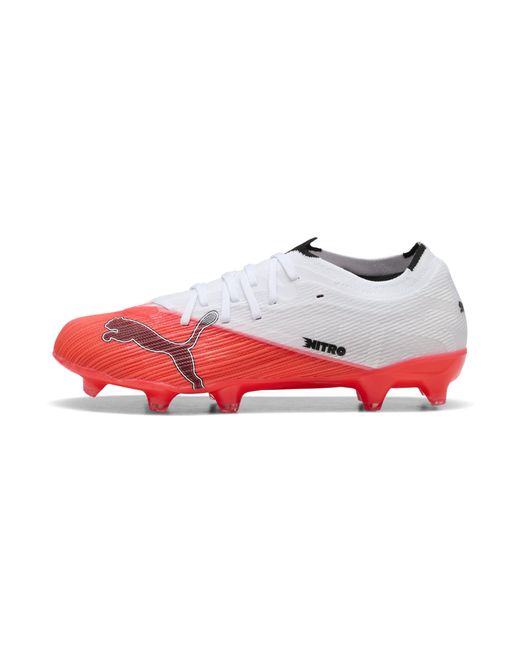 PUMA Red Ultra Nitro 7 Match Fg/Ag Football Boots