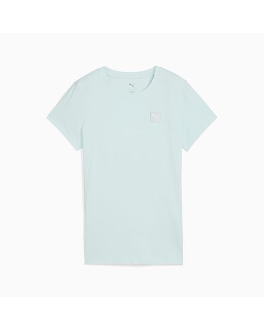 PUMA Ess Elevated T-shirt in het Gray