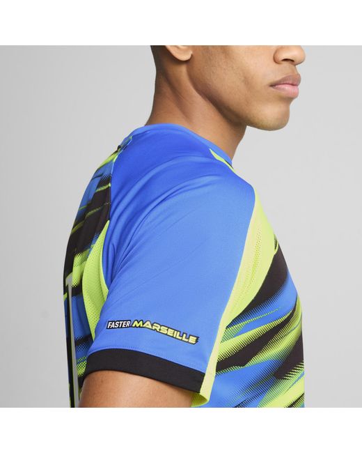 PUMA Olympique De Marseille Faster Trikot Herren in Blue für Herren