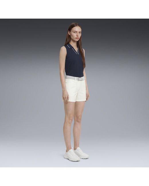 PUMA White Avant Golf 6" Shorts