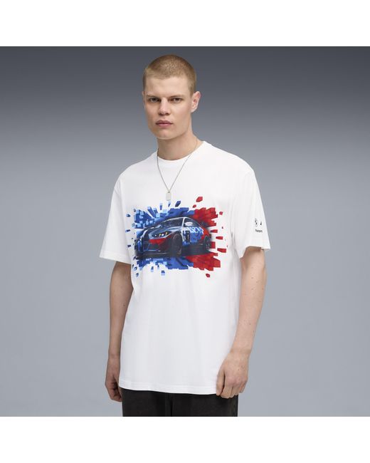 Camiseta Bmw M Motorsport Graphic Mono Para Hombre PUMA de hombre de color White