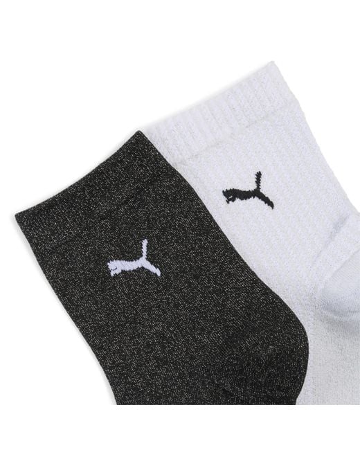 PUMA Black Short Socks (2-Pack)