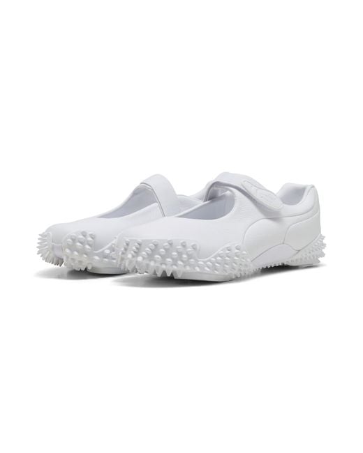 PUMA White Mostro Fey Lederschuhe Schuhe