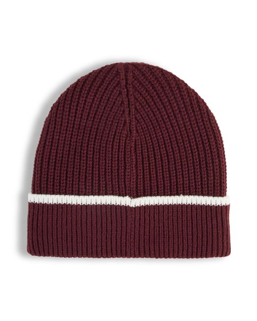 PUMA Class Beanie Met Middelhoge Kroon in het Red