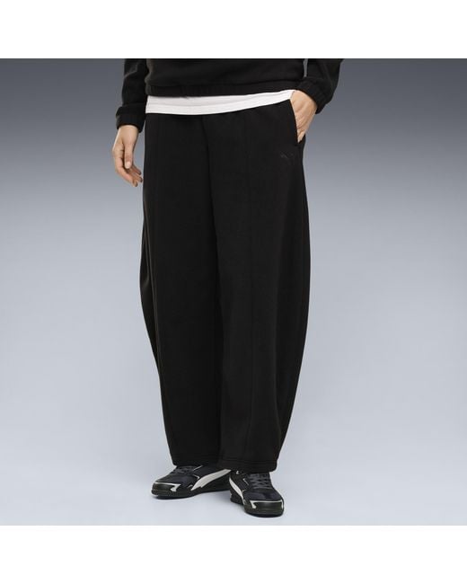 PUMA Black Her Relaxed Winterised Barrel Leg Pants