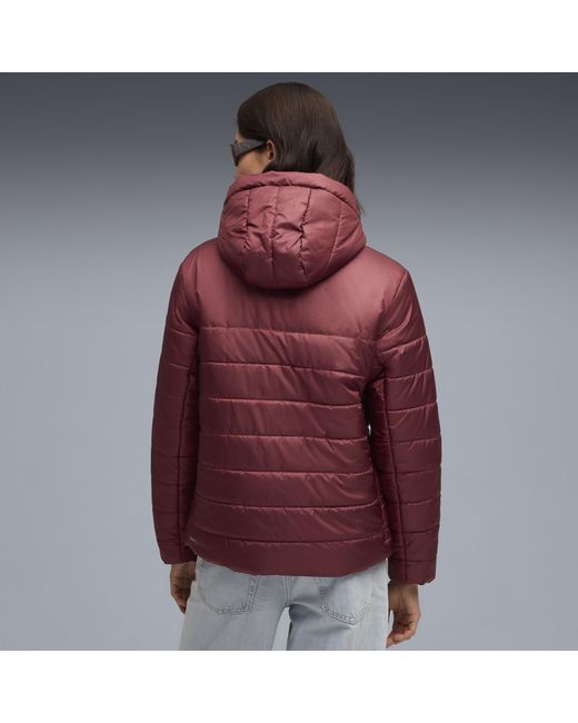 PUMA Red Ess Hooded Padded Jacket