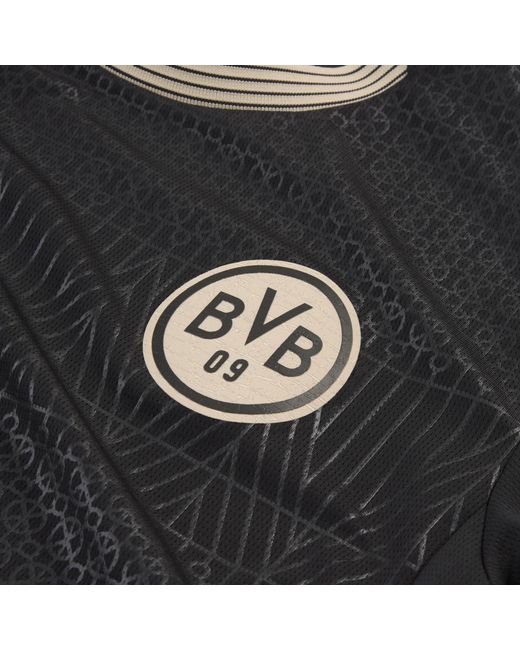 PUMA Black Borussia Dortmund Special Edition Long Sleeve Jersey for men