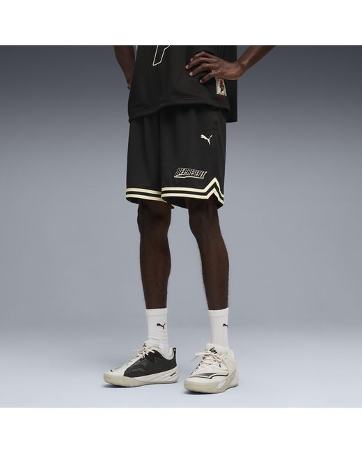 PUMA Black X Represent Oversized Shorts for men