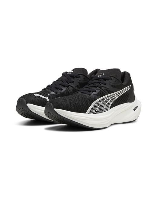 Zapatillas De Running Deviate Nitro 3 Para Mujer, Plateado/Negro/Blanco PUMA de hombre de color Black