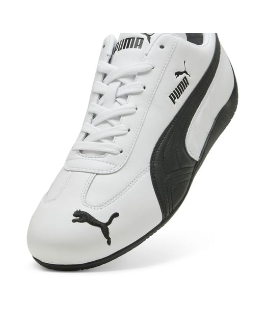 PUMA Speedcat Uniseks Leren Sneakers in het White