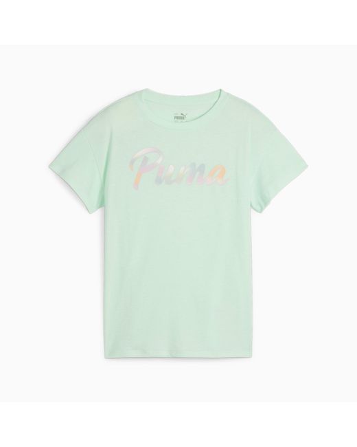 PUMA Green SUMMER DAZE Boyfriend-T-Shirt Kinder