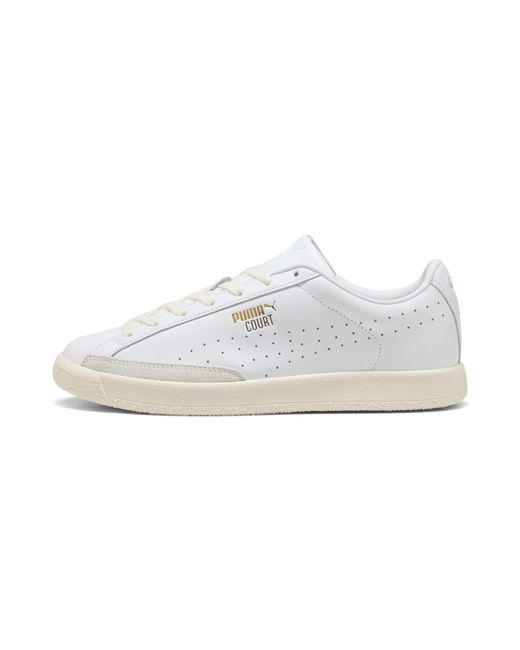 PUMA White Court Sneakers