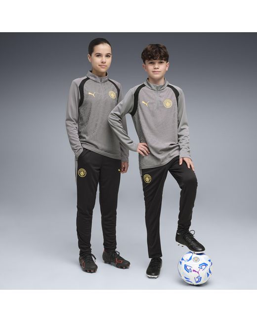Pantaloni Da Allenamento Manchester City Per Ragazzi, Accessori, Nero di PUMA in Black