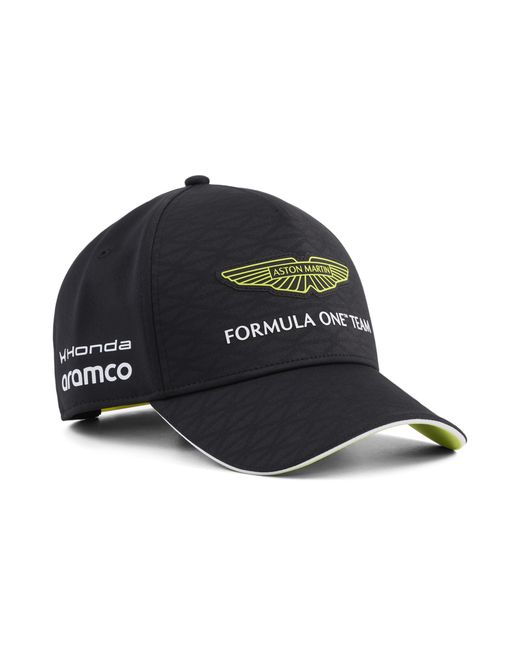 PUMA Black X Aston Martin Aramco F1 Team Replica Team Baseball Cap