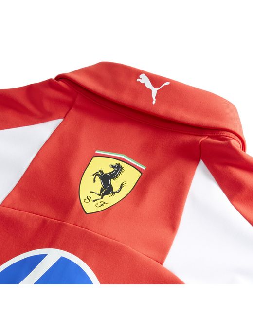 PUMA Red Scuderia Ferrari Hp Replica Authentic Polo for men