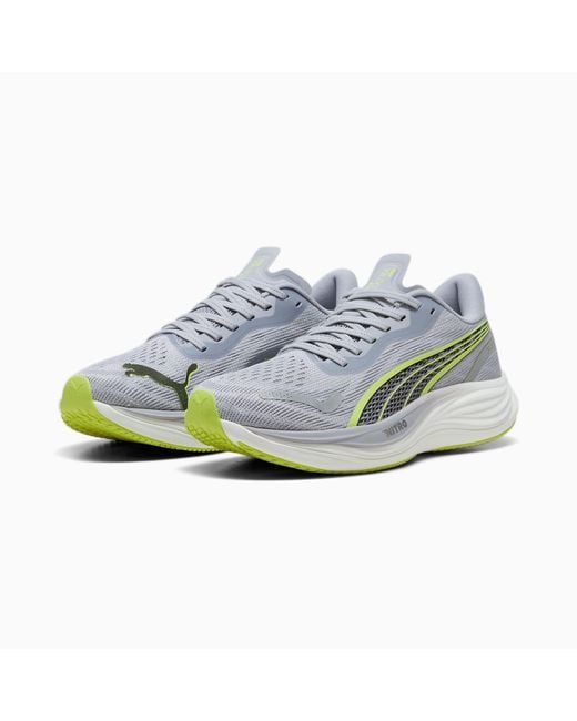 PUMA White Velocity Nitrotm 3 Running Shoes for men