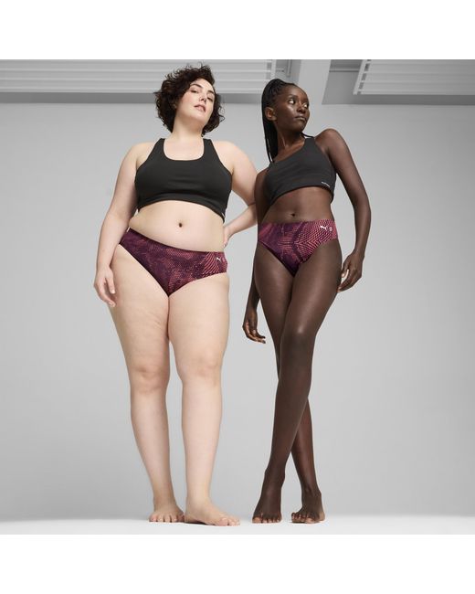 PUMA Purple Licence X Modibodi Active Nahtloser Bikini Mittelstark-Stark Für Damen