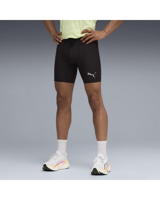 PUMA Black Lightspeed 8" Running Half Tight for men