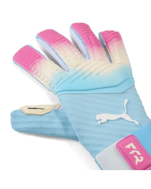 Guantes De Portero Future Pro Re-Charge Juveniles, Accesoiros, Sunset Rosa/Hero Azul/Blanco PUMA de color Blue