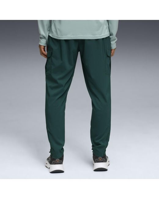 PUMA Green Train All Day Tech Cargo Pants for men