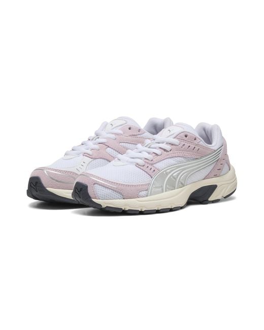 PUMA White C25K Sneakers Schuhe, Rose Mauve