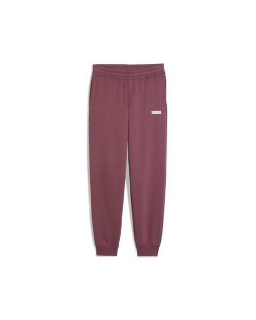 PUMA Ess No. 1-Logo Fleece Sweatpant Voor Maat in het Purple