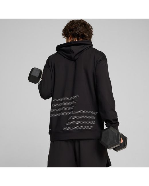 PUMA Black X Hyrox Studio Hoodie for men