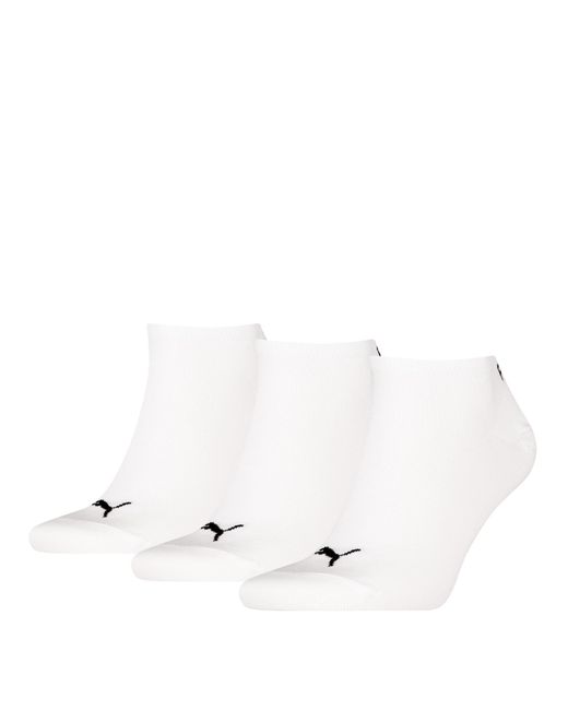 PUMA White Sneaker Socks (3-Pack)